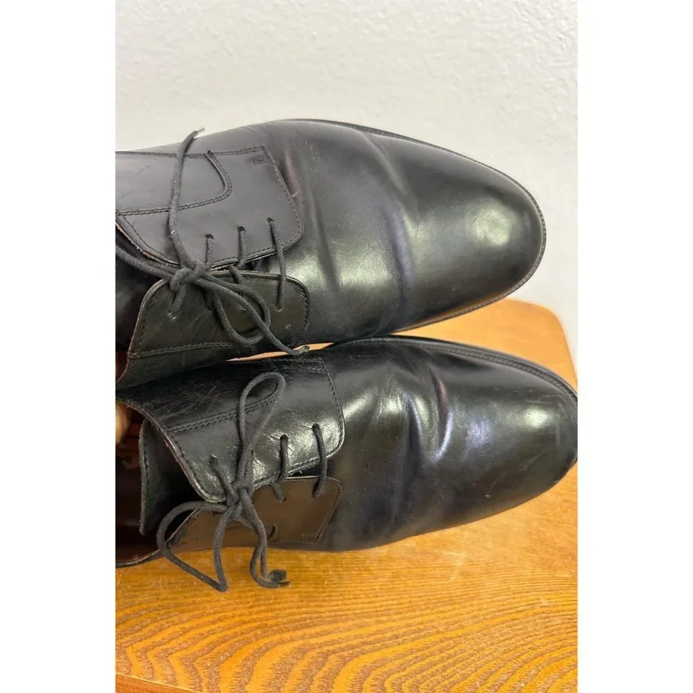 Men's Bostonian Leather Dress Shoes Vero Cuoio From Italy Size 11W Sku 2711